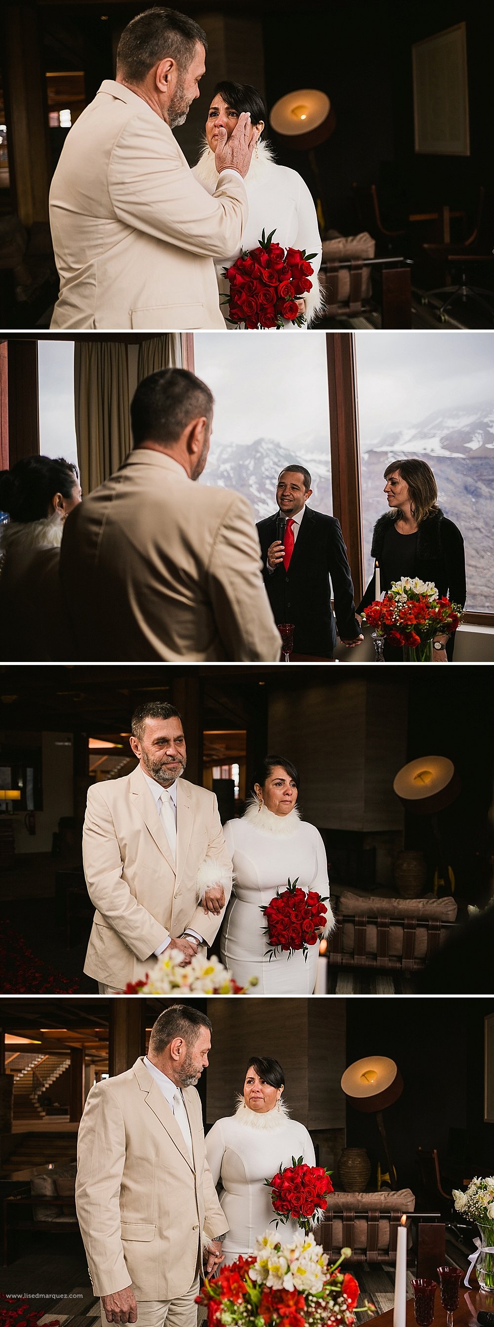 elopement wedding valle nevado, chile