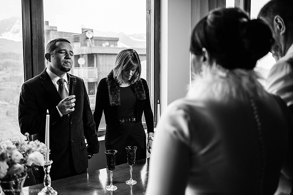 elopement wedding valle nevado, chile