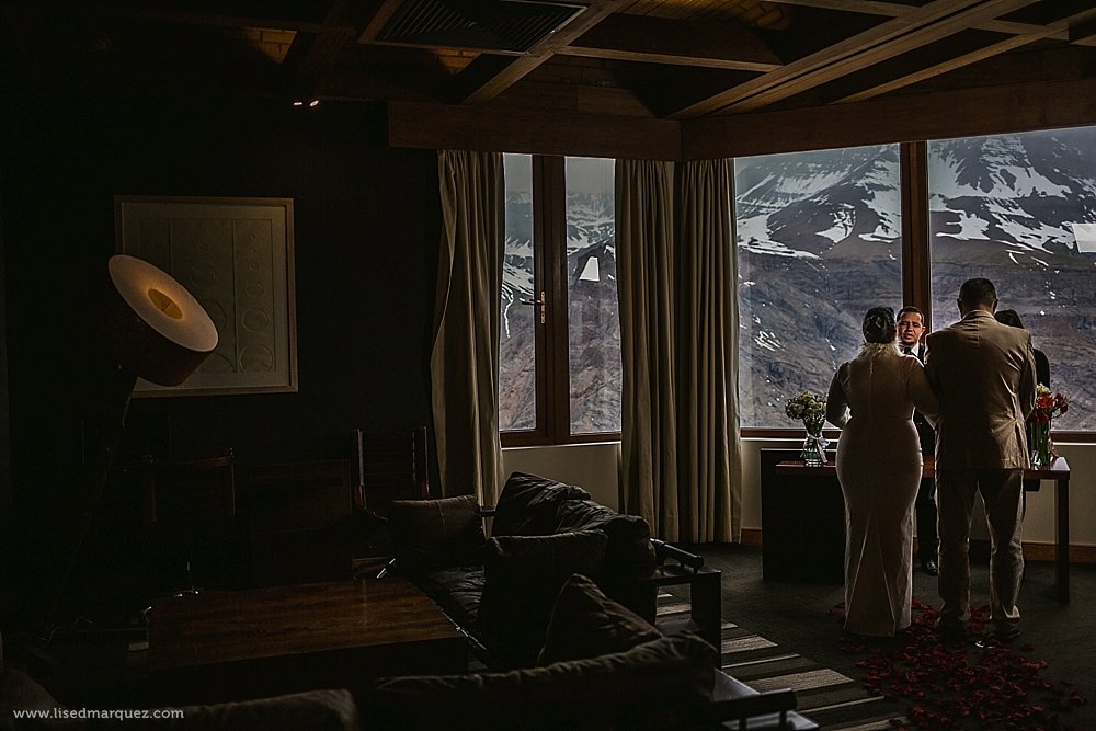 elopement wedding valle nevado, chile