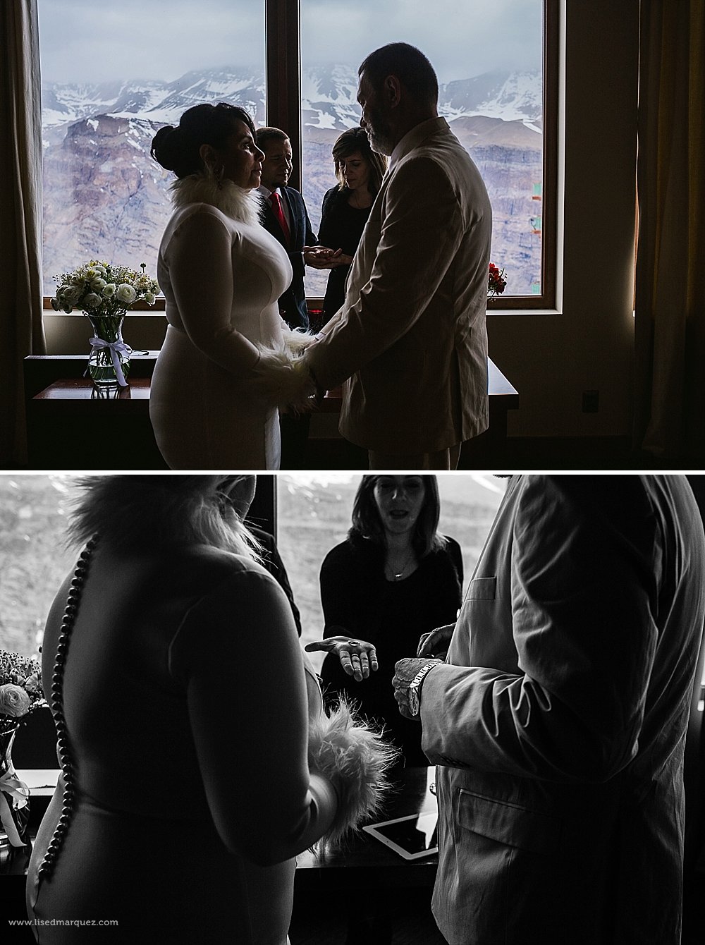 elopement wedding valle nevado, chile