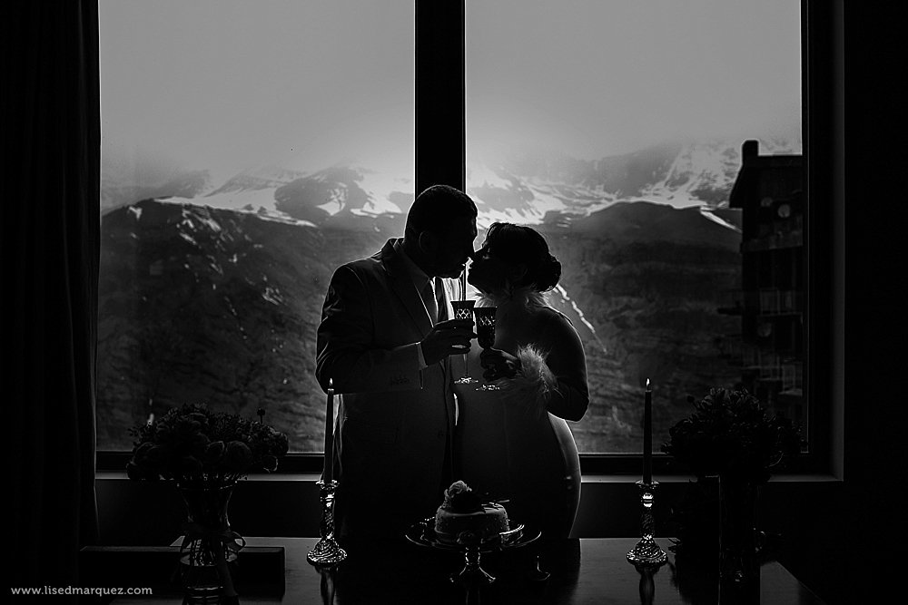 elopement wedding valle nevado, chile