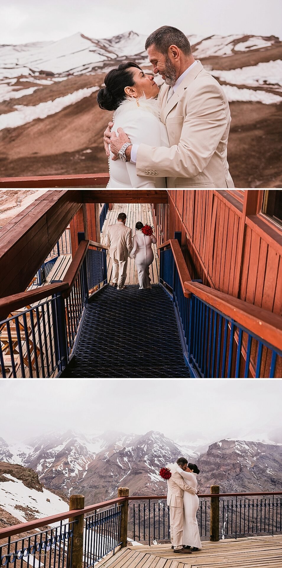 elopement wedding valle nevado, chile