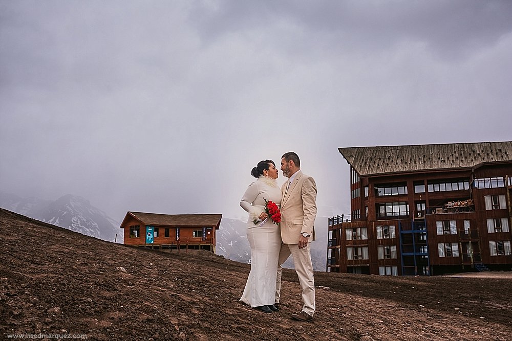elopement wedding valle nevado, chile