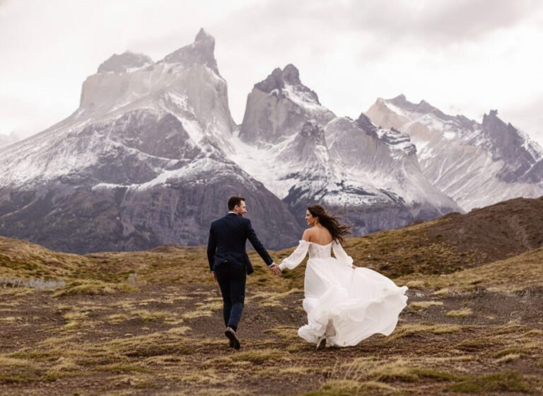 Elopement wedding in Torres del Paine